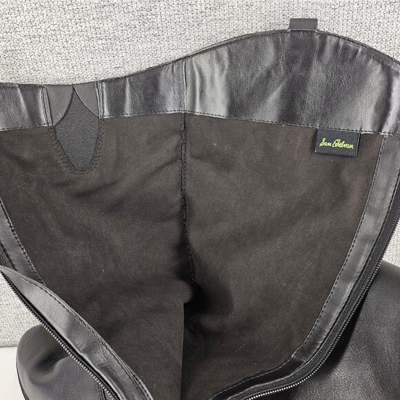 SAM EDELMON WOMENS BLACK LEATHER RIDING BOOTS PENNY 2 STYLE SIZE 6.5M - Picture 6 of 16